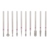 10pcs Nail Drill Bit Set Professional Home Salon Emery Cuticle