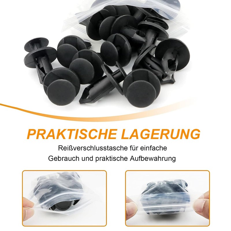 Pack of 190 Car Mounting Clips, Universal Door Trim Mounting