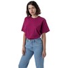 The 1801-6.5oz Garment Dye Crew Neck T-Shirt Ruby