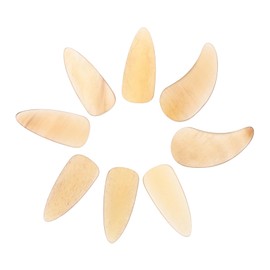 Generic 8pcs Protective Guzheng Finger Picks for Beginners and Comfortable Guzheng Practice Nails Smooth Design to Prevent Pain Essential Accessory for Music Enthusiasts