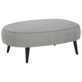 Signature Design by Ashley Hollyann Oversized Accent Ottoman, Gray