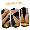 Housoutil 2pcs Bamboo Brush for Wok Saute Set Pot Sets