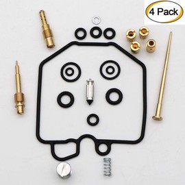 KIPA 4-Pack Carburetor Carb Rebuild Repair Kit for Honda CB750 CB750C CB750K CB750SC 1980-1983