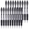 Gel Pens Retractable Fine Point Black Gel Ink Rollerball Pen,