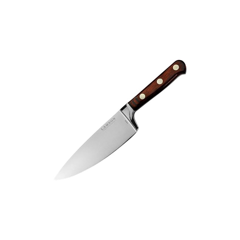 Lamson Premier Forged 6" Chef's Knife, Hi-Carbon Stainless Steel Blade,