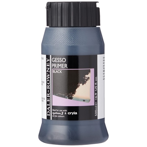 DR Black Gesso Primer - 500 ml, ADABGP500