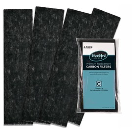 BlueBird Filters Germ Guardian FLT28CB4 Carbon Pre Filter Kit, 4 Pack, Compatible with FLT5000 HEPA Filter C, Air Purifier AC5000 Series