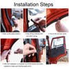 Storystore Universal Automotive Door Seal Strip D-Shape Self-Adhesive Weather Stripping