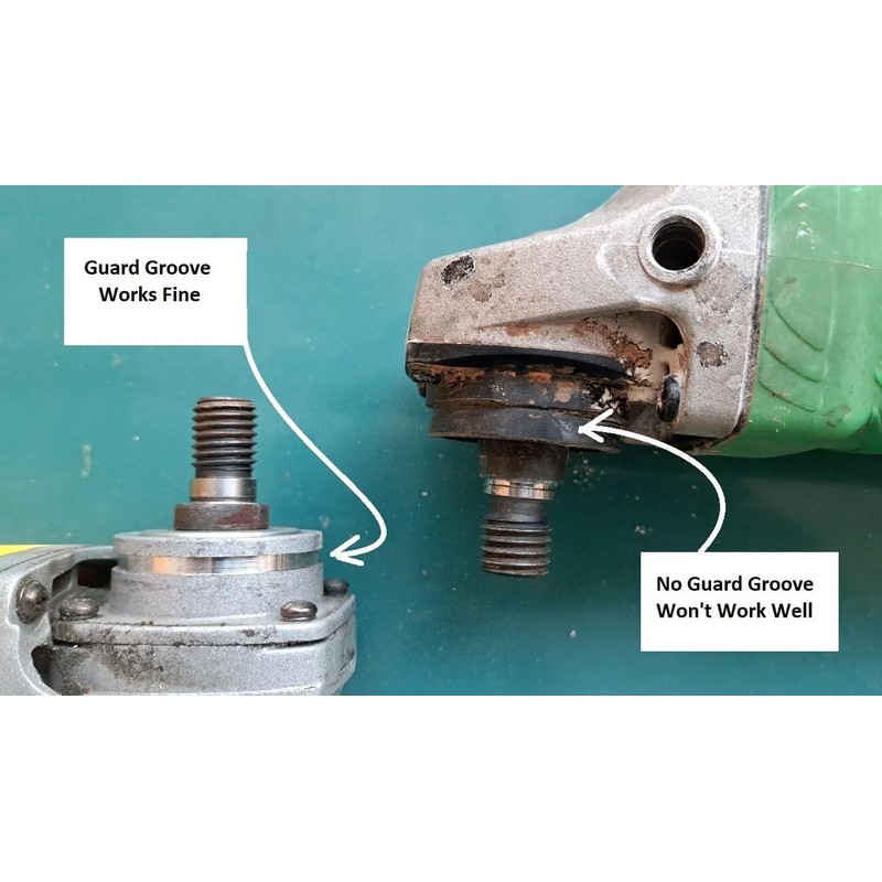 Angle Grinder Stand Set with 5.3"(1.9" Bore) Guard & Adjustable