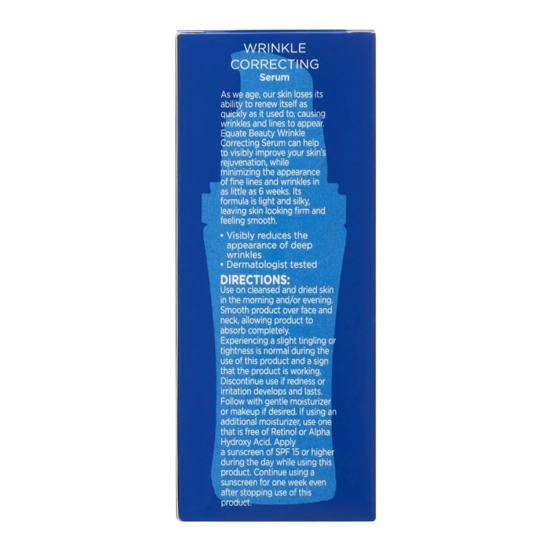 Equate Crema Para Arrugas Importada Equate Wrinkle Correcting Serum