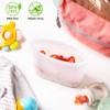 Winrock Reusable 100% Silicone Food Storage Bags, Sandwich Snack Bags