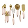 White & Gold Kitchen Tools and Gadgets - Luxe 7PC