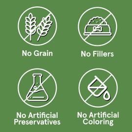 Real Meat Air Dried Dog Food w/Real Beef - Two 5lb Bag of USA-Crafted Grain-Free Real Meat Dog Food Sourced from Hormone-Free, Free Range, Grass-Fed Beef - Digestible, Natural, High Protein