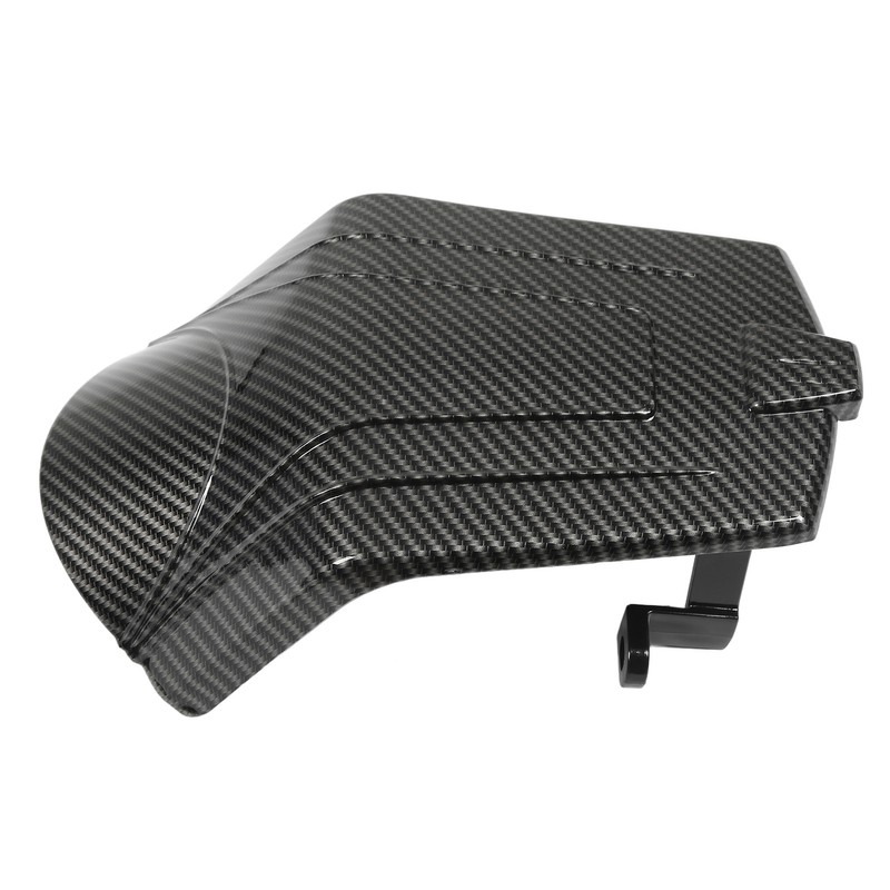 Motorcycle Front Wiring Box Cover Carbon Fiber Grain Strong Strength