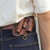 TOURBON Multitool Sheath for Belt Leather EDC Pocket Organiser with
