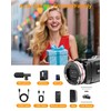 Video Camera 4K 60FPS Camcorder, 48MP 21X Digital Zoom Vlogging