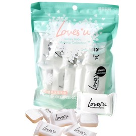 GrowGem Compressed Towel, Disaster, Disposable Towel, Disposable Duster, Disaster Prevention, Compact, Lightweight, Face Towel, For Disasters, Outdoors, Camping, White