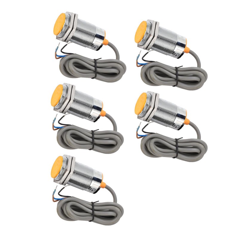 5Pcs Metal Inductive Switch Proximity Limit Sensor NPN 3‑Wire Normally