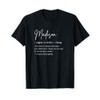 Madison Name Meaning Art Mighty Strong Hemingway Quote Gift T-Shirt