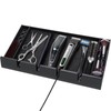 Hedume Barber Clipper Tray Organizer with Anti-Slip Mat, Corded Clippers