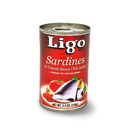 Ligo SARDINES CHILI TOMATO SAUCE 155g Rigo sardine styryl tomato sauce