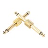 2PCS 6.35mm Effect Adapter Connector Noise Reduction Guitar Pedal Coulper