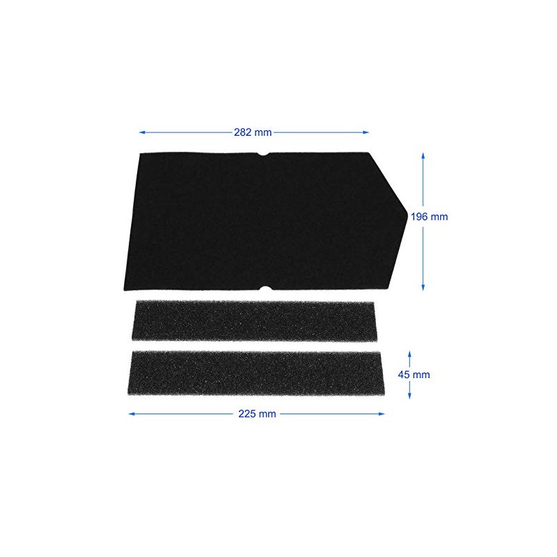 Sparesbarn Foam Filter Set Compatible with Miele Dryer T8000WP T8801WP