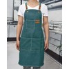 crazy bean BBQ Apron for Men Women Adjustable Work Apron