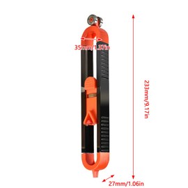 Scribing Ruler Contour Gaug with Lock, Precisely Copy Irregular Shapes Scribe Tool Multifunctional Contour Fetcher Adjustable Locking Woodworking Measuring Gauge