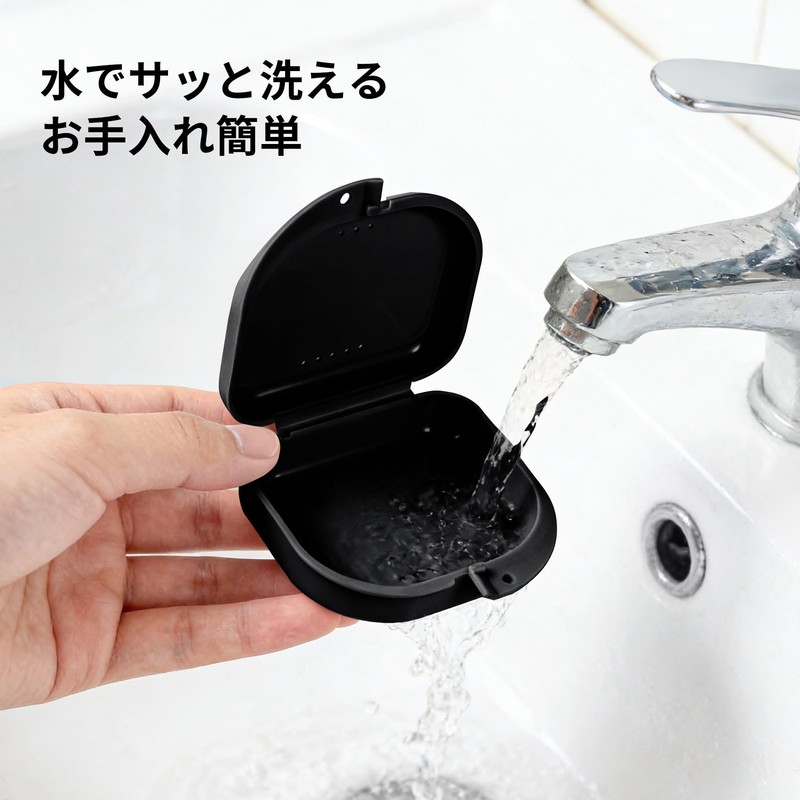 Annhua Orthodontic Case Denture Storage Box with Holes for Breathability,