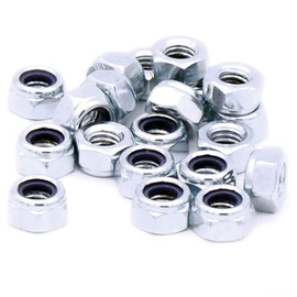 M6 (6mm) Nyloc Hex Nut (Type-T) - Steel (Pack of 20)