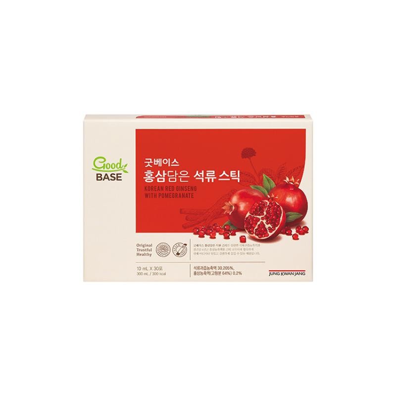 CheongKwanJang [Jeongmol] Goodbase Red Ginseng Pomegranate Stick 10ml*30packs