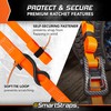 SMARTSTRAPS - 249 14' 3000lb CarbonX Ratchet Tie Downs 4