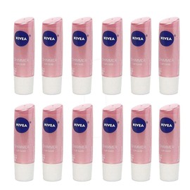 NIVEA Shimmer Radiant Lip Care 0.17 oz (Pack of 12)