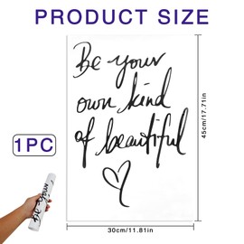 1pcs Inspirational Vinyl Wall Art Decal Be Your Own Kind of Beautiful Quotes Wall Sticker Be Your Own Kind of Beautiful Quote with Butterfly Design, Motivational Sticker for Living Room, Bedroom