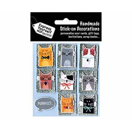 Express Yourself Purrfect Cats Stick-On Decorations