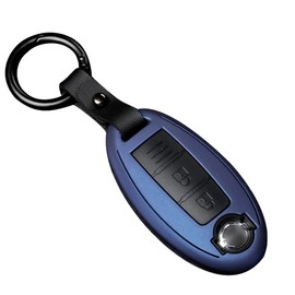 LETINGFAR Smart Key Case, Key Case, Key Holder, For Nissan, Smart Key Case, Key Cover, Stylish, Nissan Dedicated Design, Key Case, Smart Key Case, Stylish (Key A Blue), Key A Blue