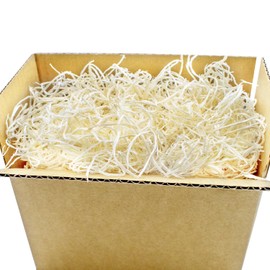 Hepertise Hepertise 4.5 oz Natural Aspen Wood Excelsior, Aspen Wood Wool for Basket Filler, Gift Decoration, Soil Cover, Crafts Protection | Natural Color and Smell