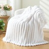 Wajade Fluffy Fleece Blanket Faux Fur Bed Throw Super Soft