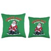 Check Out My Huge Sack Santa Christmas 2024 Throw Pillow