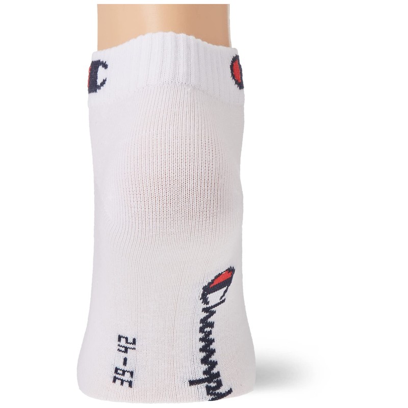 Champion Unisex Socks (Pack of 6), White