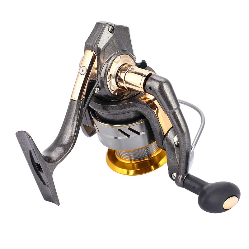 High Gear Ratio Spinning Reel 6.3:1 Metal Arm Wire Spool
