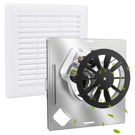 WKZO 696N-R02 B Unit Replacement Fan Motor and C350GN Grille for Br-oan Nu-Tone 688,696N,670, 671,689,695,Bathroom Exhaust Fan Cover with Springs 97017068 with Nu-Tone S97012026 Vent Motor Assembly