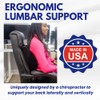 Orthopedic Back Cushion - Chiropractor-Designed Lumbar Support Pillow for Office