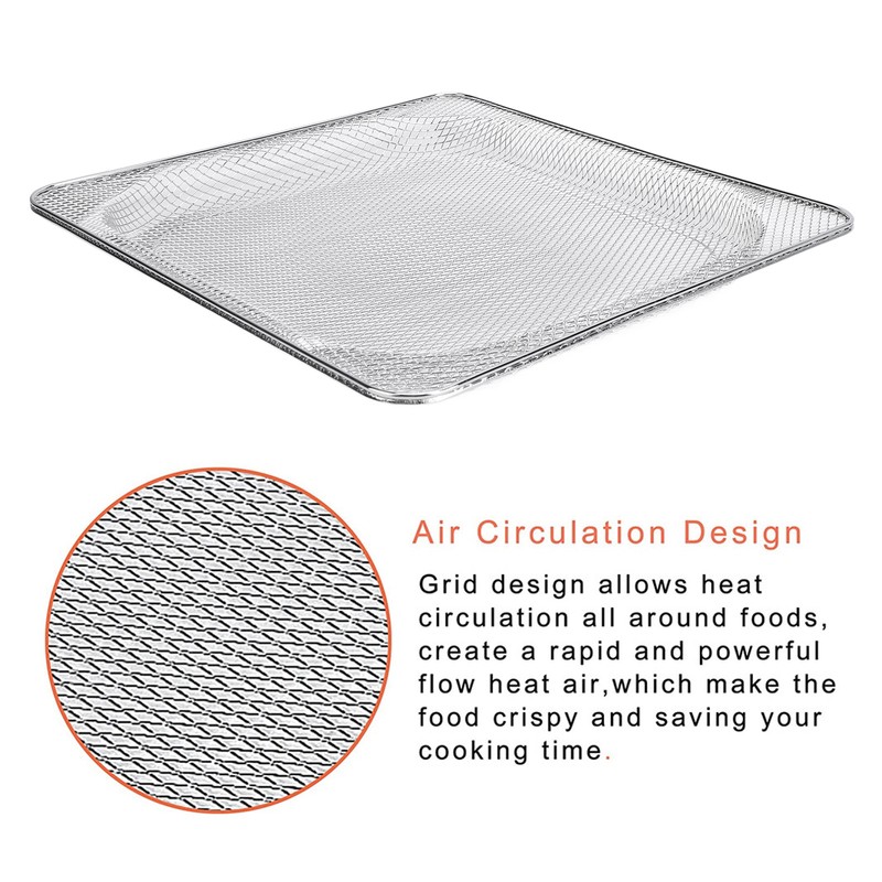 Fryer Oven Basket 304 Stainless Steel Replacement Baking Grill Mesh