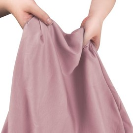 QUEEN ROSE Pregnancy Pillowcase, Maternity Body Pillow Replacement Cover, 140cm, Cooling Pink, Pillow Cover Only