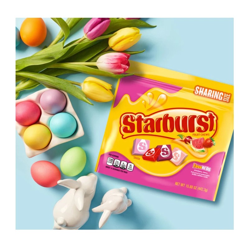 Undisclosed STARBURST FaveREDS Fruit Chews Chewy Easter Candy, Sharing Size,