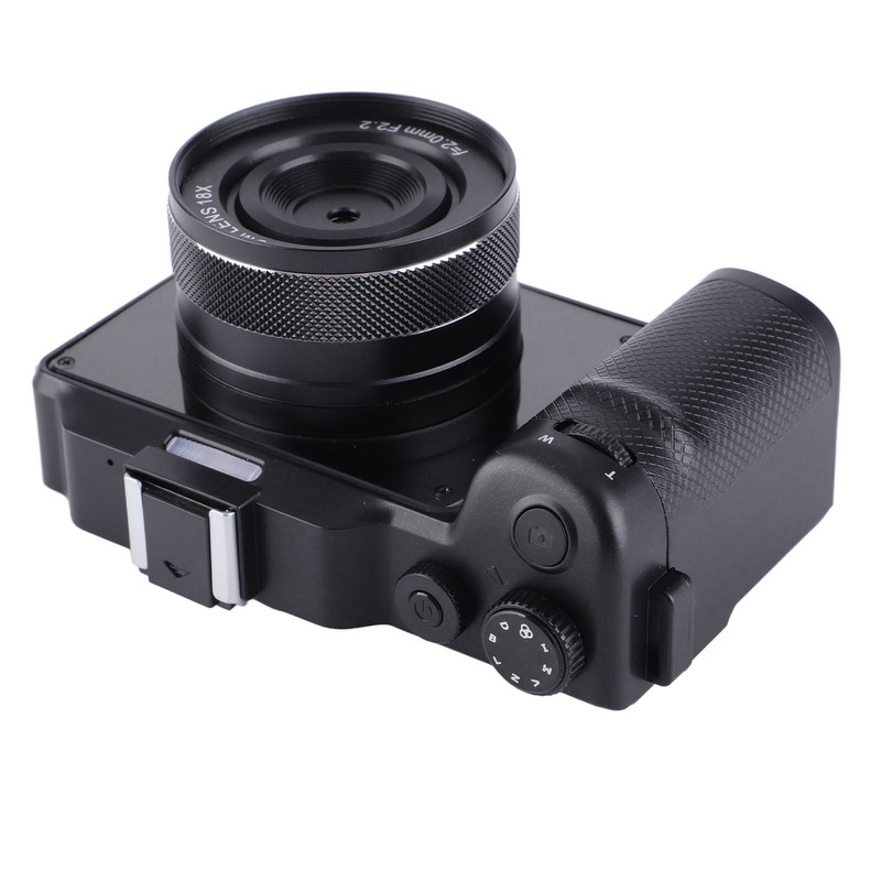 Wifi Digital Camera Dual Lens Front Rear 4K 64MP Portable