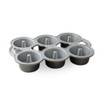 Nordicware 80348 Molde 6 Mini Angel, Aluminio, Cobre, 1.4 L