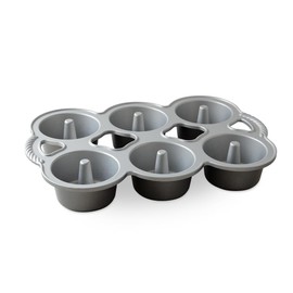 Nordicware 80348 Molde 6 Mini Angel, Aluminio, Cobre, 1.4 L